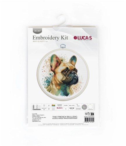 The French Bulldog Cross Stitch Kit
