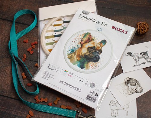 The French Bulldog Cross Stitch Kit