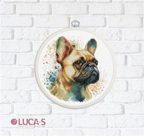 The French Bulldog Cross Stitch Kit