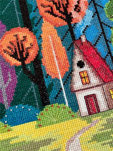 Cross Stitch Kit - Cozy In The Forest
