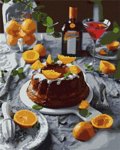 Paint By Numbers Kit Orange Delight