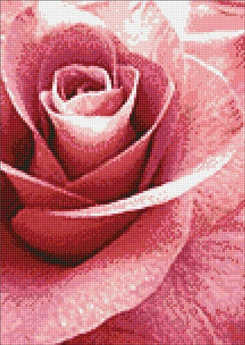 Pink Rose Diamond Painting Kit