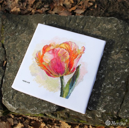 Parrot Tulip Cross Stitch Kit