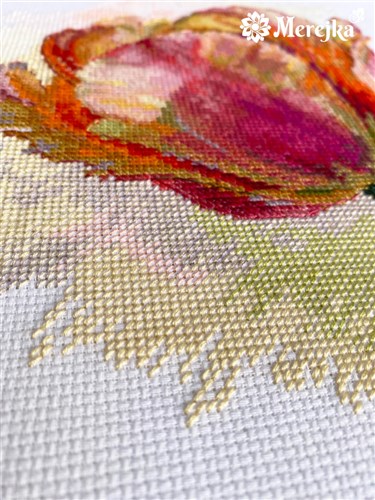 Parrot Tulip Cross Stitch Kit