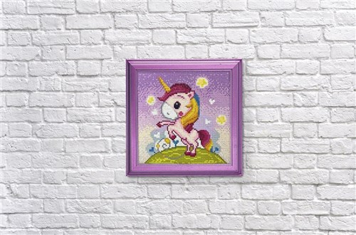 Playful Unicorn Diamond Painting Kit