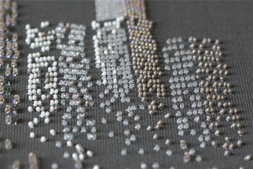 The Glitter Of The Night Lights Bead Embroidery Kit