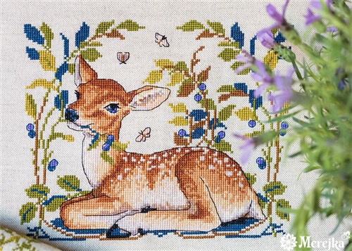 Little Fawn Cross Stitch Kit