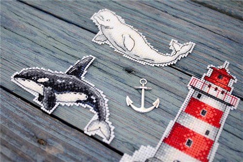 Sea Story Plastic Canvas Cross Stitch Kit