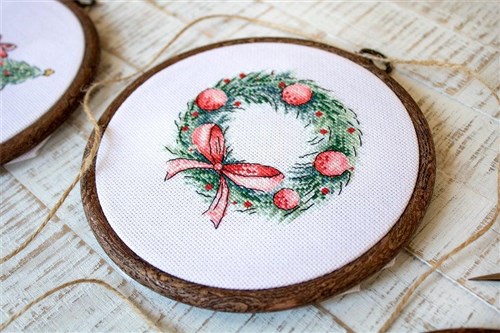 Christmas Retro Cars Cross Stitch Kit