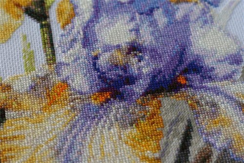 Irises Cross Stitch Kit