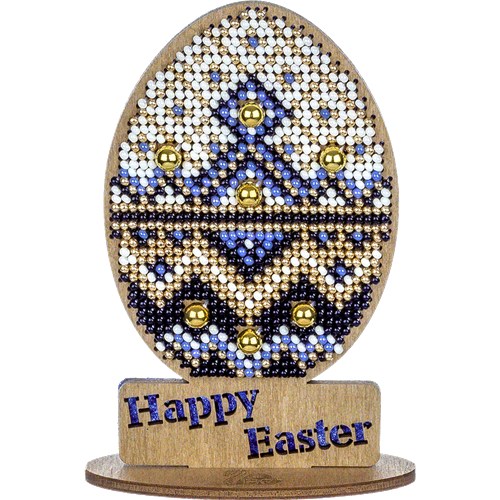 Egg Bead embroidery Kit On Wood