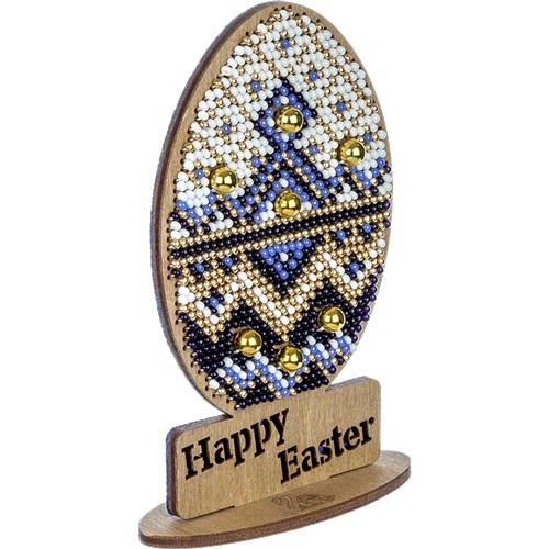 Egg Bead embroidery Kit On Wood