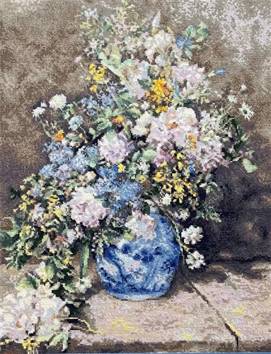 Renoir Spring Bouquet Cross Stitch Kit