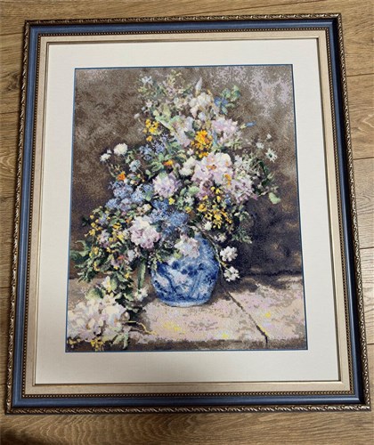 Renoir Spring Bouquet Cross Stitch Kit