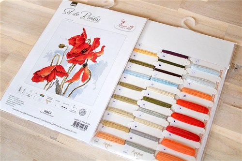 Poppies Cross-Stitch Kit