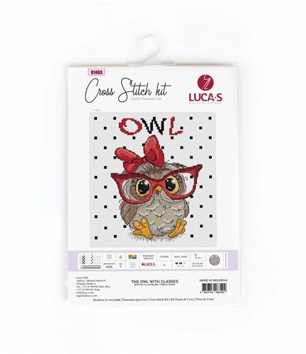 The Owl With Glasses Cross Stitch Kit