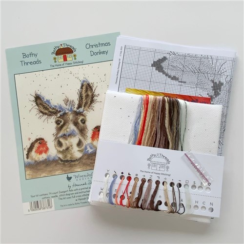 Christmas Donkey Cross Stitch Kit