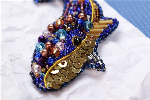 Blue Whale Beadwork Kit