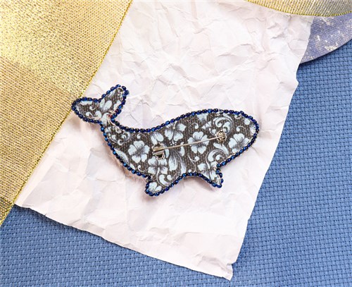 Blue Whale Beadwork Kit