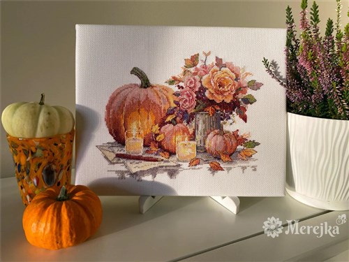 Still Life With Pumpkins Cross Stitch Kit
