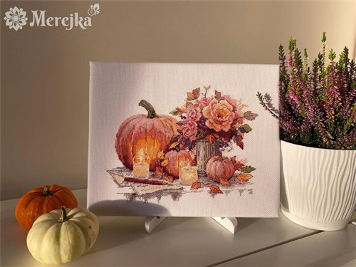 Still Life With Pumpkins Cross Stitch Kit