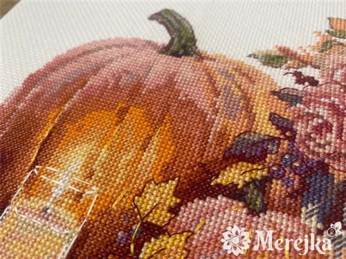 Still Life With Pumpkins Cross Stitch Kit