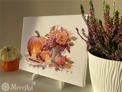 Still Life With Pumpkins Cross Stitch Kit