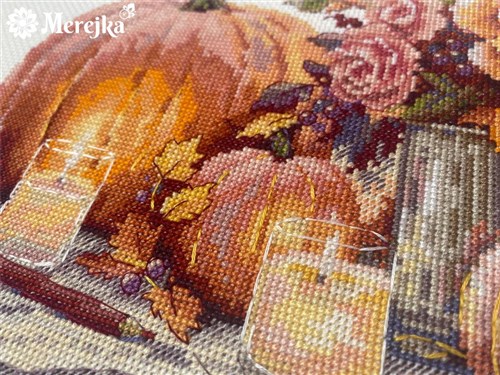 Still Life With Pumpkins Cross Stitch Kit