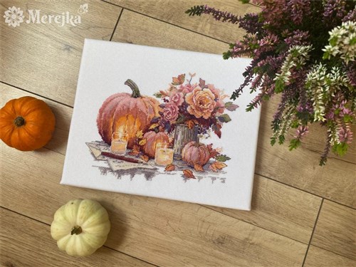 Still Life With Pumpkins Cross Stitch Kit