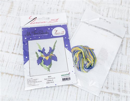 Iris Cross Stitch Kit