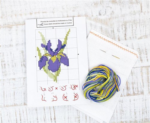 Iris Cross Stitch Kit