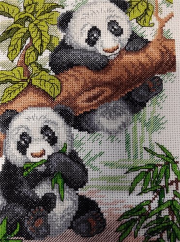 Pandas Cross Stitch Kit