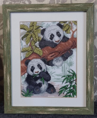 Pandas Cross Stitch Kit