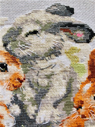Funny Rabbits Cross Stitch Kit