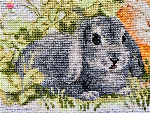 Funny Rabbits Cross Stitch Kit