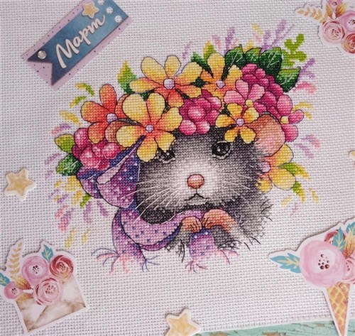Field Fashionista Cross Stitch Kit