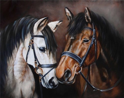 Horse Tenderness Diamond Painting Kit