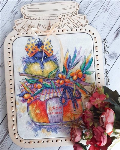 Sunny Sea-Buckthorn Cross Stitch Kit