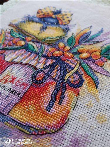 Sunny Sea-Buckthorn Cross Stitch Kit