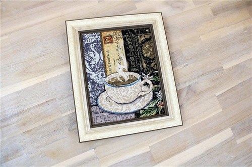 Lion Coffee Cross Stitch Kit