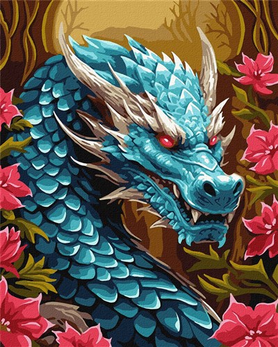 Paint By Numbers Kit The Mighty Dragon