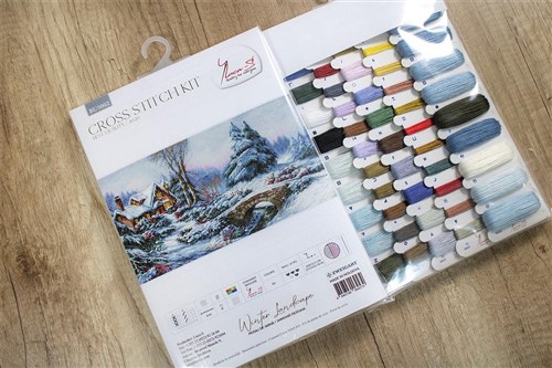 Winter Landscape Cross Stitch Kit