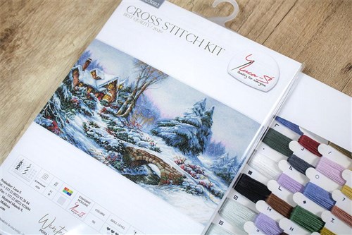 Winter Landscape Cross Stitch Kit