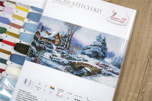Winter Landscape Cross Stitch Kit