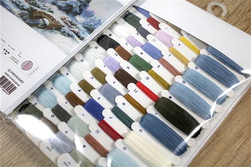 Winter Landscape Cross Stitch Kit