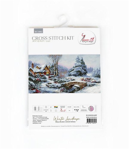 Winter Landscape Cross Stitch Kit