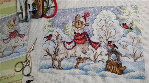 Winter Evening Cross Stitch Kit