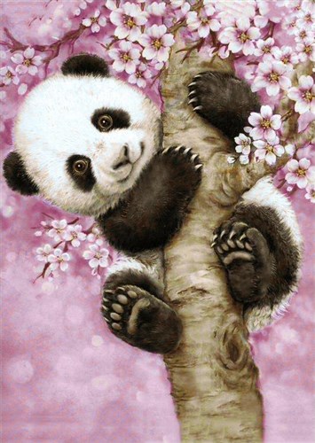 Sweet Panda Diamond Painting Kit