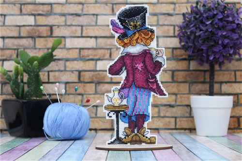 Mad Hatter Plastic Canvas Cross Stitch Kit