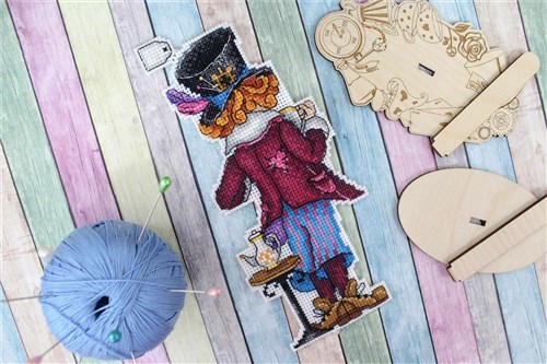 Mad Hatter Plastic Canvas Cross Stitch Kit